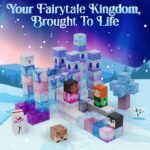 Blocchi Frosted Fairytale Magnetic Building Blocks Set Of 84pc - Image 5