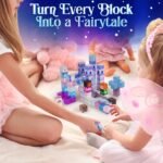 Blocchi Frosted Fairytale Magnetic Building Blocks Set Of 84pc - Image 8
