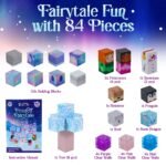Blocchi Frosted Fairytale Magnetic Building Blocks Set Of 84pc - Image 9