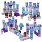 Blocchi Frosted Fairytale Magnetic Building Blocks Set Of 84pc - Image 11