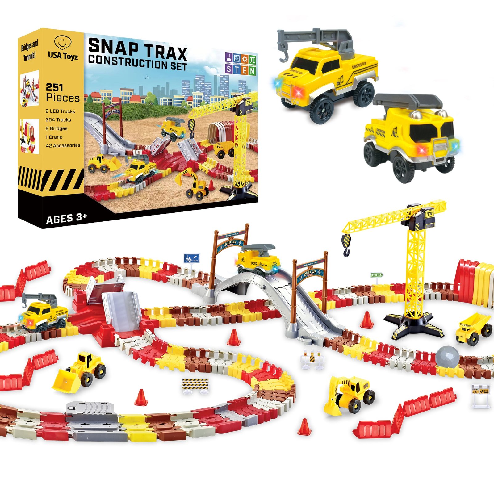SnapTraxConstructionSet_ML1_new_V2 Snap Trax Construction Set - Image 1