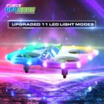 Force1 UFO 6000 Mini RC Stunt Aerial Drone, Multicolor LED Lights with Camera - Image 2