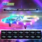 Force1 UFO 6000 Mini RC Stunt Aerial Drone, Multicolor LED Lights with Camera - Image 3