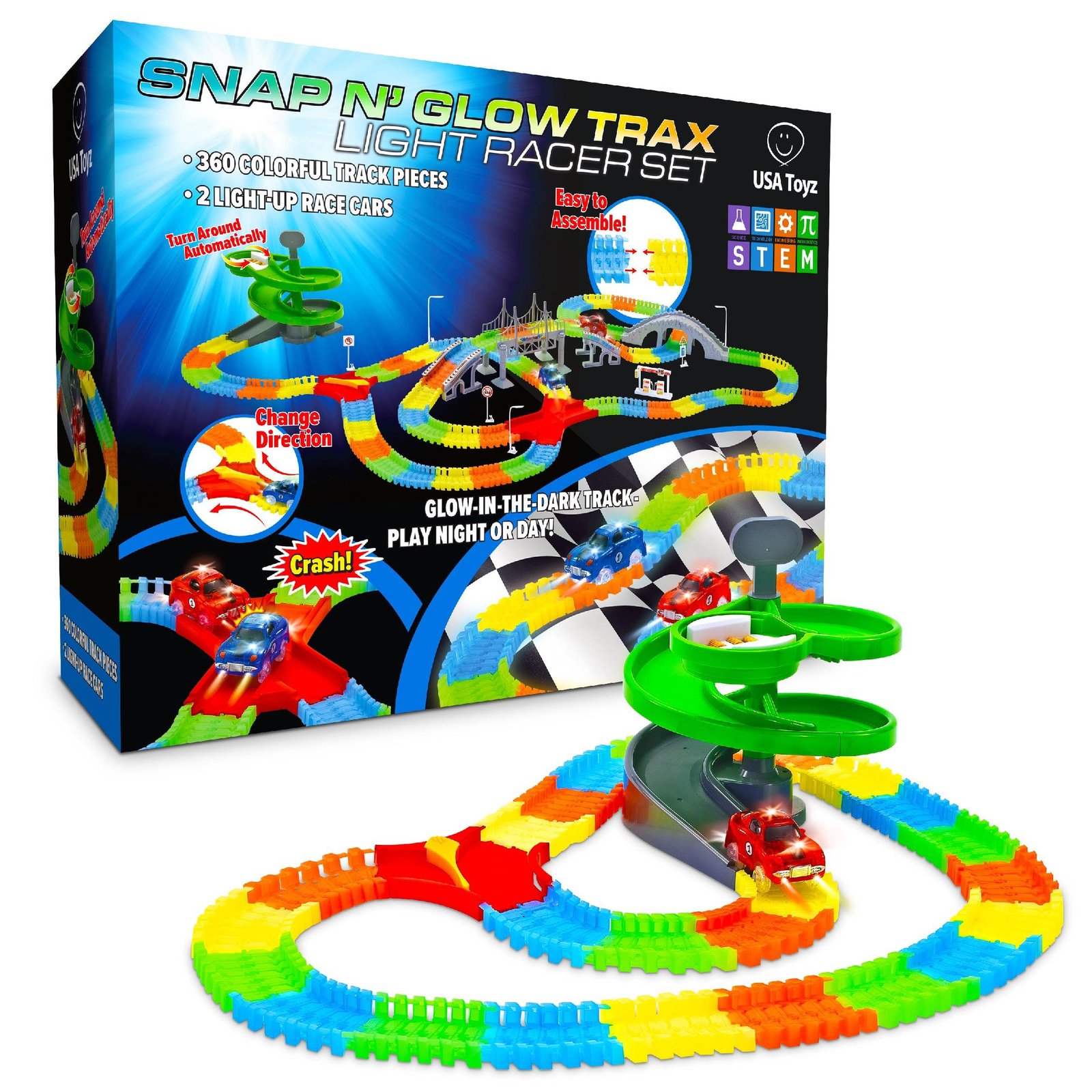 UT-GLWTRX-MUL_ML1_1 Snap N' Glow Trax - Large(CF1302) - Image 1